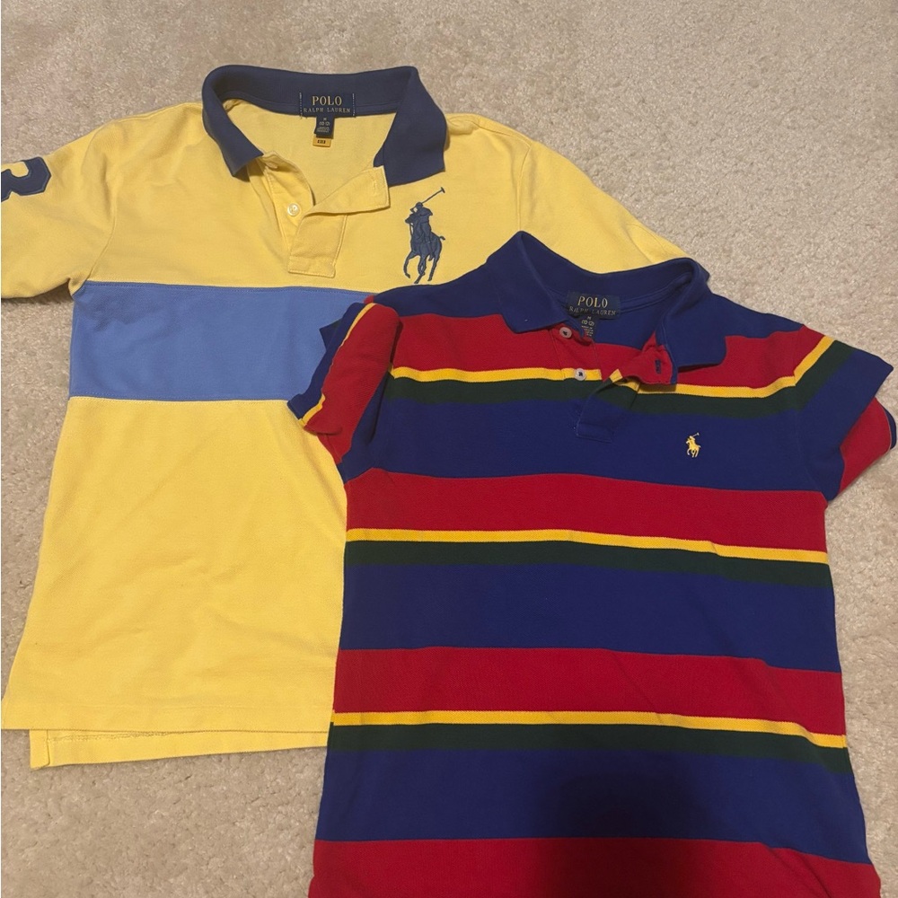 Polo by Ralph Lauren Kids' Yellow and Striped Polos